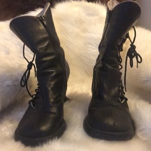Fluevog boots.   The discontinued sugar minis.
